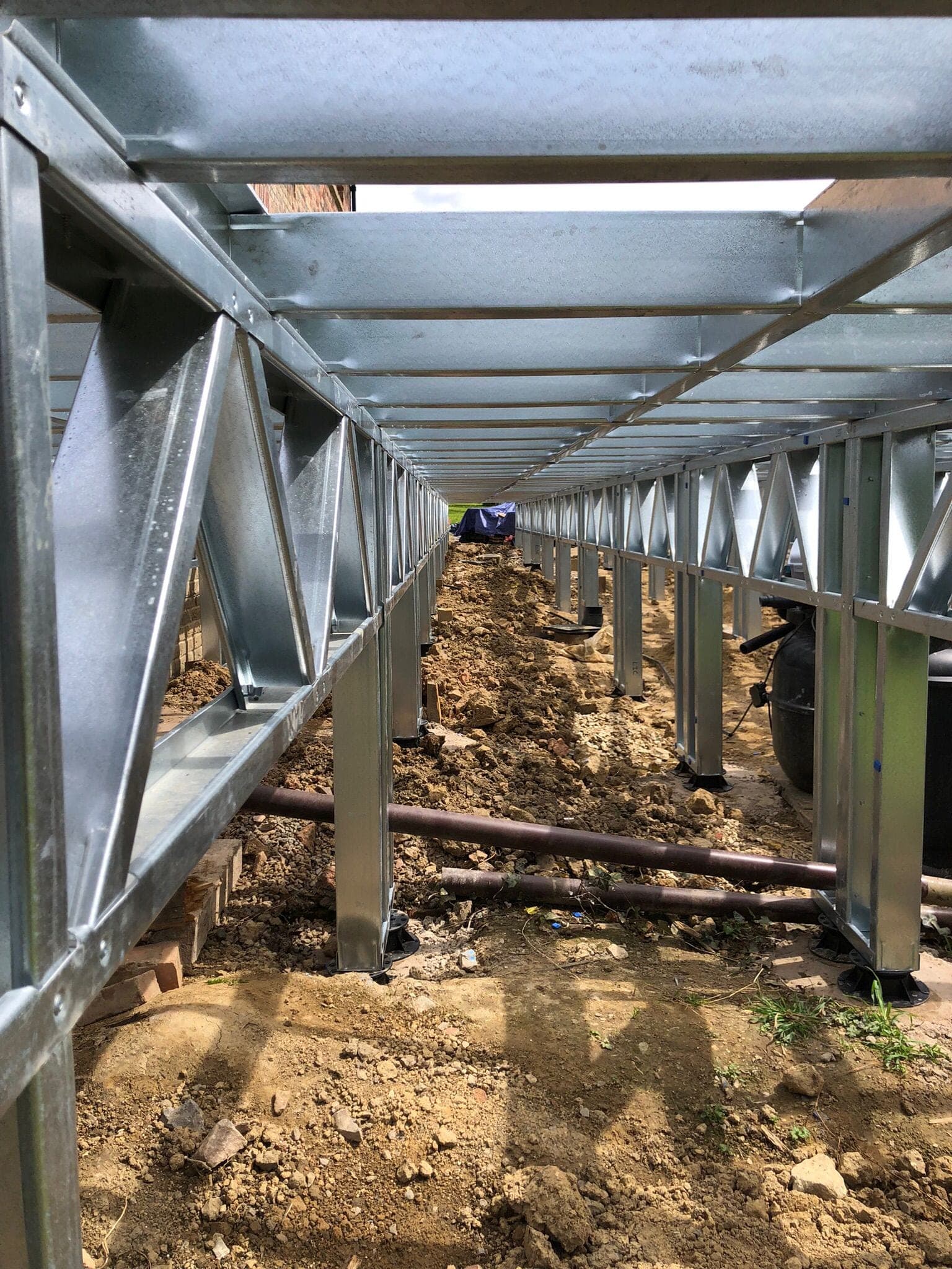 Elevated iFrame system for raised terrace application