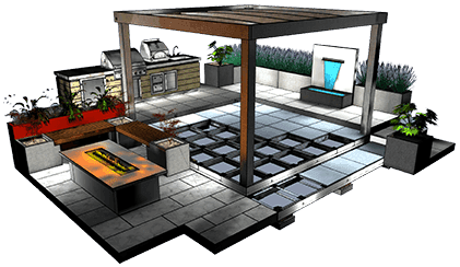iFrame steel subframe technical drawing: precision-engineered paving system
